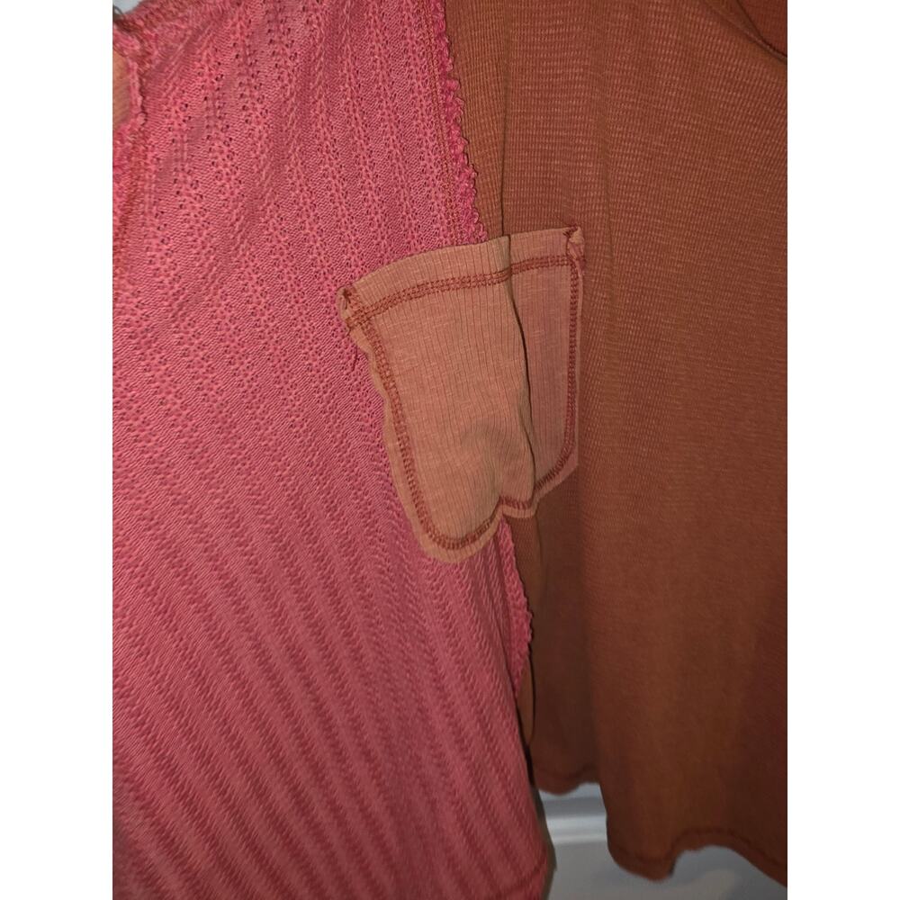 POL Oversized Patchwork Sweatshirt Size Large New… - image 5